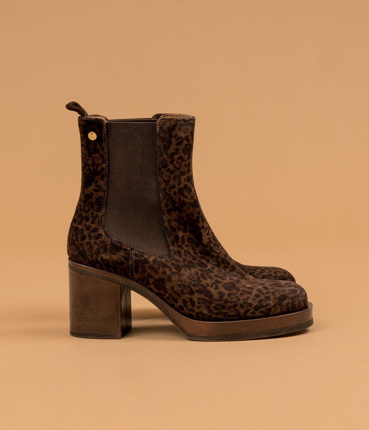 Boots Elea léopard